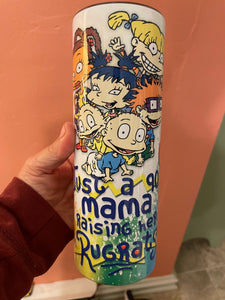 Just A 90's Mama Raising Her Rugrats 20 oz Stainless Steel Tumbler